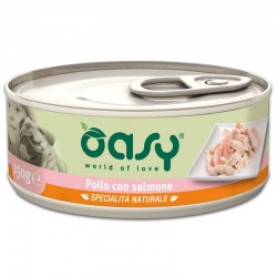 Oasy Wet Dog Pollo con Salmone Lattina 150 gr