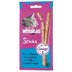 Whiskas Sticks con Salmone 18g - Snack per Gatti