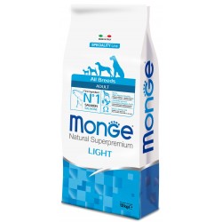 Monge All Breeds Adult Light Salmone e Riso 12 kg