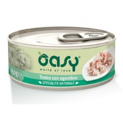 Oasy Wet Cat Specialità al Naturale Tonno con Sgombro 150 gr