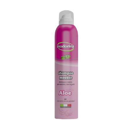 Inodorina shampoo mousse secco Aloe 300 ml