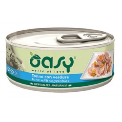 Oasy Wet Dog Tonno con Verdure Lattina 150 gr Cibo per Cane