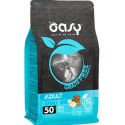 Oasy Grain Free Adult Small/Mini al Pesce 2,5 Kg per Cane