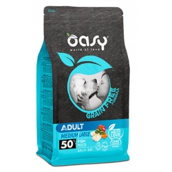 Oasy Grain Free Adult Medium/large al Pesce 2,5 Kg per Cane