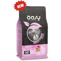 Oasy Grain Free Adult Small/Mini Maiale 800gr per Cane