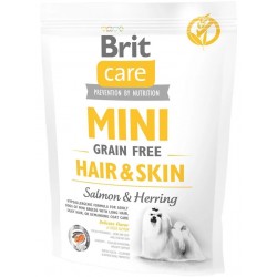 Brit Care Dog Mini Grain Free Hair & Skin con Salmone 400g